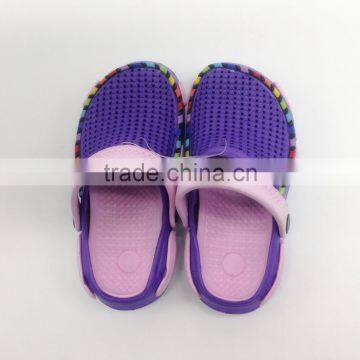 China latest develop beautiful color soft clogs