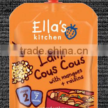 Ella's Kitchen Zingy Lamb Cous Cous with Apricots & Raisins 130g Stage 2 (7 months +)