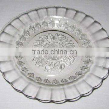 GLASSWARE PLATE