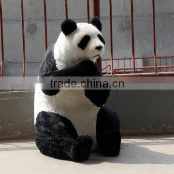 Life Sized Artificial Cuddly Furry Kungfu Panda Toy photo-6