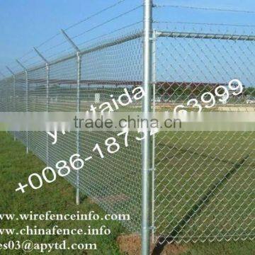 Alibaba china - hot dip galvanized perimeter security used chain link fence for sale