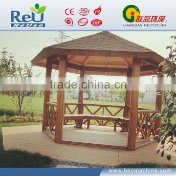wood plastic composite arbor
