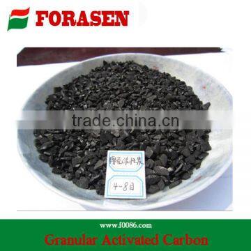 4-8 mesh coconut shell granular activated carbon