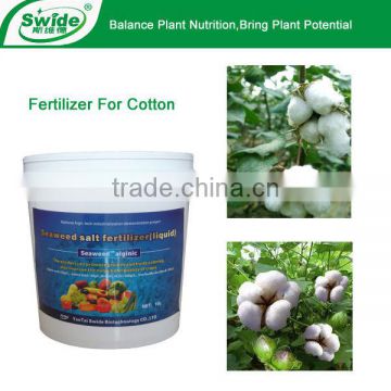 seaweed fertilizer for cotton