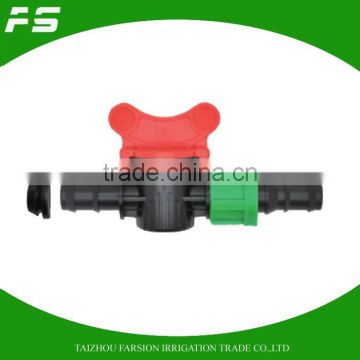 DN16 Mini Farm Irrigation Valve For Drip Irrigation Tape