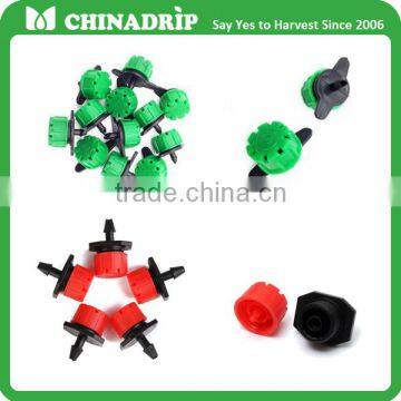 0-10 GPH Adjustable Dripper on Barb 180 Degree (100-Pack) for micro irrigation system