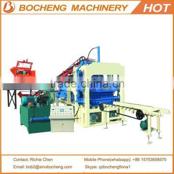 QT4-15 Concrete Brick Interlocking Paver Hollow Block Making Machine