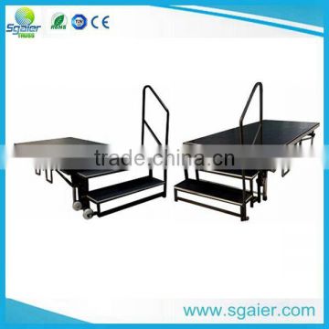 2017 Steel folding stage for hotel wedding stage dancing stage