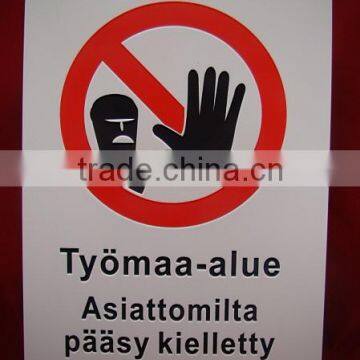 Customized Warning Plate no Smoking Sign Board photo-5