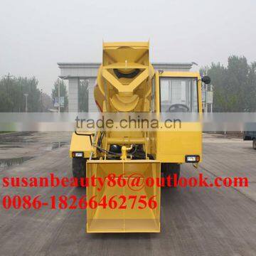 similar self loading mobile concrete mixer dumper made in china