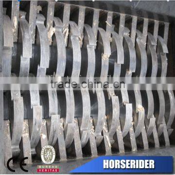 double shaft woven nylon bags shredder/waste woven nylon jumbo granulator plant/industrial waste nylon bags granulator plant