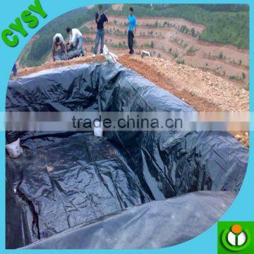 Shrimp and fish pond liner using waterproof membrane