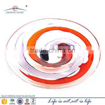 Colored Murano Art Glass Wall Plates for Wall Hanging photo-2