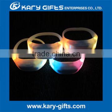 Remote Control LED Bracelets/Wholesale Flashing LED Wristband for Concerts, Event