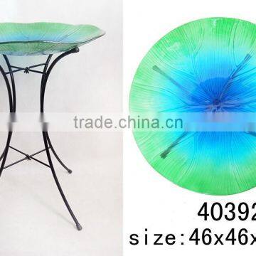 Dragonfly Bird Bath Bowl With Metal Stand for Bird Applicatigon photo-5