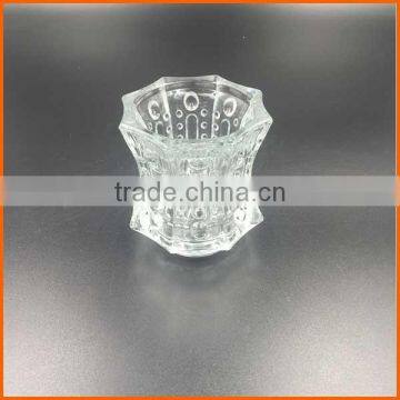 120ml wholesale decorated glass candle holder