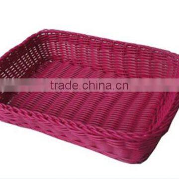 Multifunctional Plastic Basket Storage Plastic Weave Basket