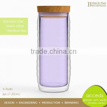 Premium Quality Mouth Blowned Glass Honey Pot Jars photo-3