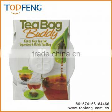 TEA BAG BUDDY , TEA BAG HANGER , SILICONE LID photo-2
