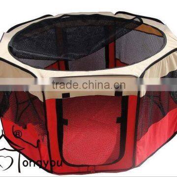 Oxford cloth Folding Dog Cage removable pop up pet tent