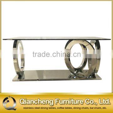 Modern Furniture Stainless Steel Legs Marble Top Dining Table Qiancheng Furniture photo-5