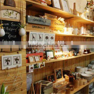 Antique Blackboard With Hangers Shop Signs Message Writing Chalkboard With Embroidery Cafe Wall Decoration 26*39cm photo-4