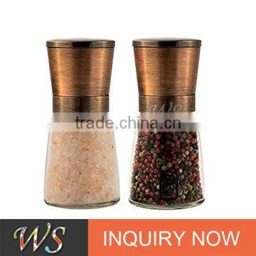 WS-SH28S Salt and pepper grinder with 100% copper plating lid