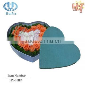 Heart Shape of Floral Foam Put Into Box