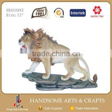 6 Inch Resin Craft Home Decor Holiday Gifts Lively Lion Sculpture Animal Statue photo-3