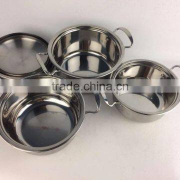 Large Size Stainless Steel Cookware Set With Metal Lid photo-6