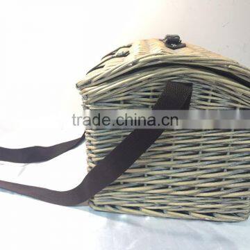 Custom China Manufacture Export Nice Quality Empty Handmade Cheap Large Wicker Picnic Basket photo-3