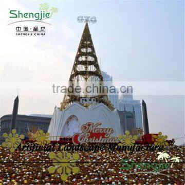 SJZJN 1539 Artificial Christmas Tree With Pretty Christmas Wreath and Christmas Decorative Ball Made] In China Unique Design photo-2