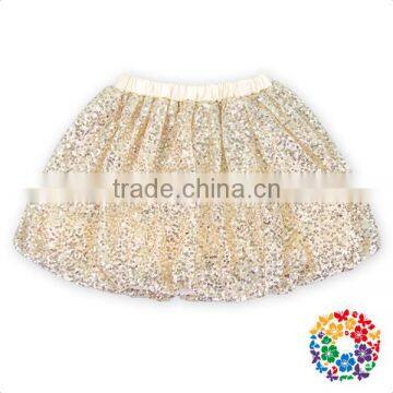 Hot Sale Birthday Outfit Blue/silver/gold Glitter Sequin Short Skirts photo-4