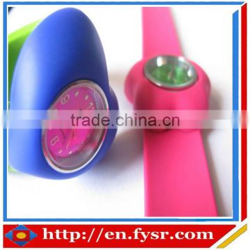 silicone children's watch, silicone slap wrist,watch for child