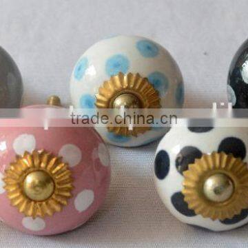 Mix Design Unique Hand Painted Drawer Knobs photo-4