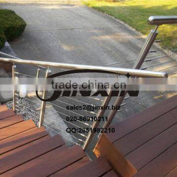 Stainless Steel Wire Railing Hardware / Cable Railing Fittings / Wire Mesh Balustrades photo-3