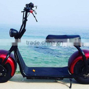 2017 best sell mobility 60v 1000w electric citycoco scooter