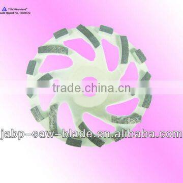 Wave type abrasive wheel