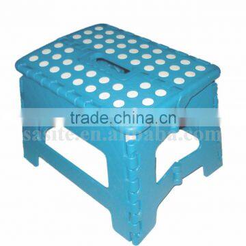 Indoor Outdoor Plastic Adjustable Folding Step Stool photo-5