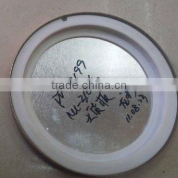 Tin Lid with Gasket for Candle Glass Jar