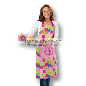 High Quality 100 Cotton Canvas Custom Design Printed Bib Kitchen Cooking Apron