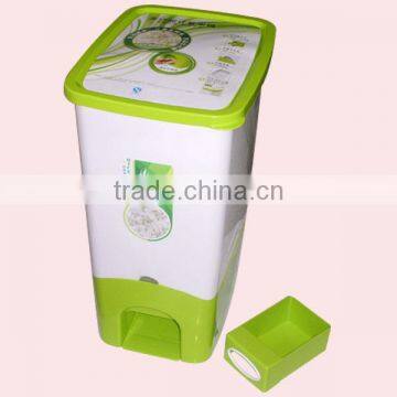 21KG Plastic Rice Storage Container Rice Dispenser photo-6