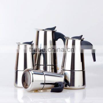 china supplier silver espresso coffee maker