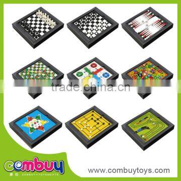 wholesale 10 in 1 plastic play magnetic chess board game