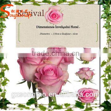 Chinese Wonderful and Beautiful Rose , Similation 90%with Hand Touch Artificial Chinese Rose for Sale photo-2