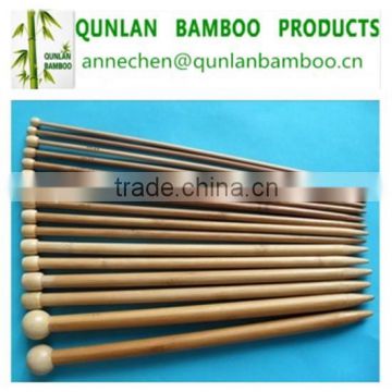 Chinese whoelsale bamboo Single pointed knitting needle for knitting