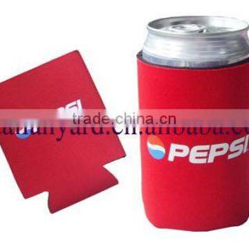 Red Neoprene Pepsi Can Cooler