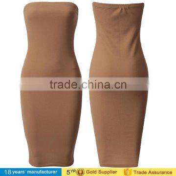 2016 Bandeau Tube Bodycon Dresses Sexy Kim Kardashian Knee Length Celebrity Dresses photo-2