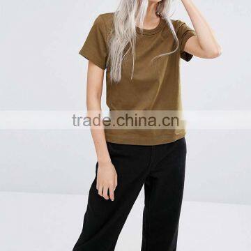 Dongguan Wholesale Online Shopping Ladies Shirt Custom Plain T shirts