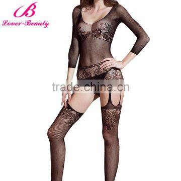 No Moq Wholesale Cheap Sexy Sheer Nylon Bodystocking